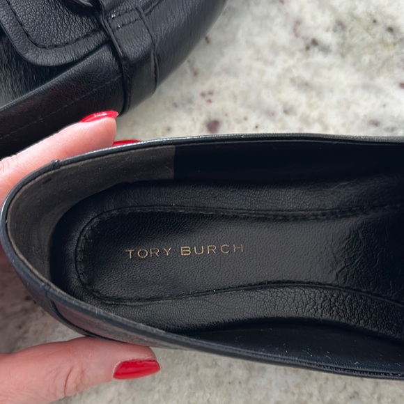 Tory Burch Black Leather Loafers - Picture 4 of 4